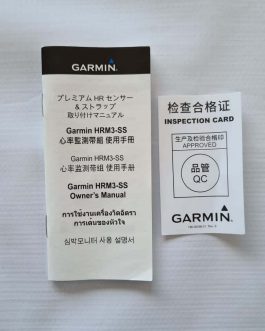 Cinta Cardíaca Garmin HRM3-SS + Sensor de Cadência e Sensor de Velocidade Garmin, Usados.