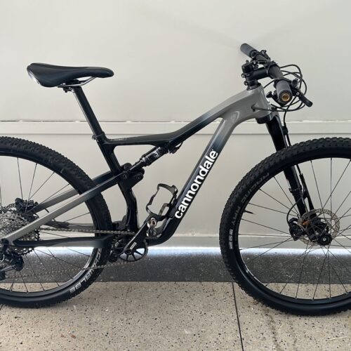 BICICLETA CANNONDALE SCALPEL CARBON 4 FULL TAM 19(L) AMARELO/PRETO