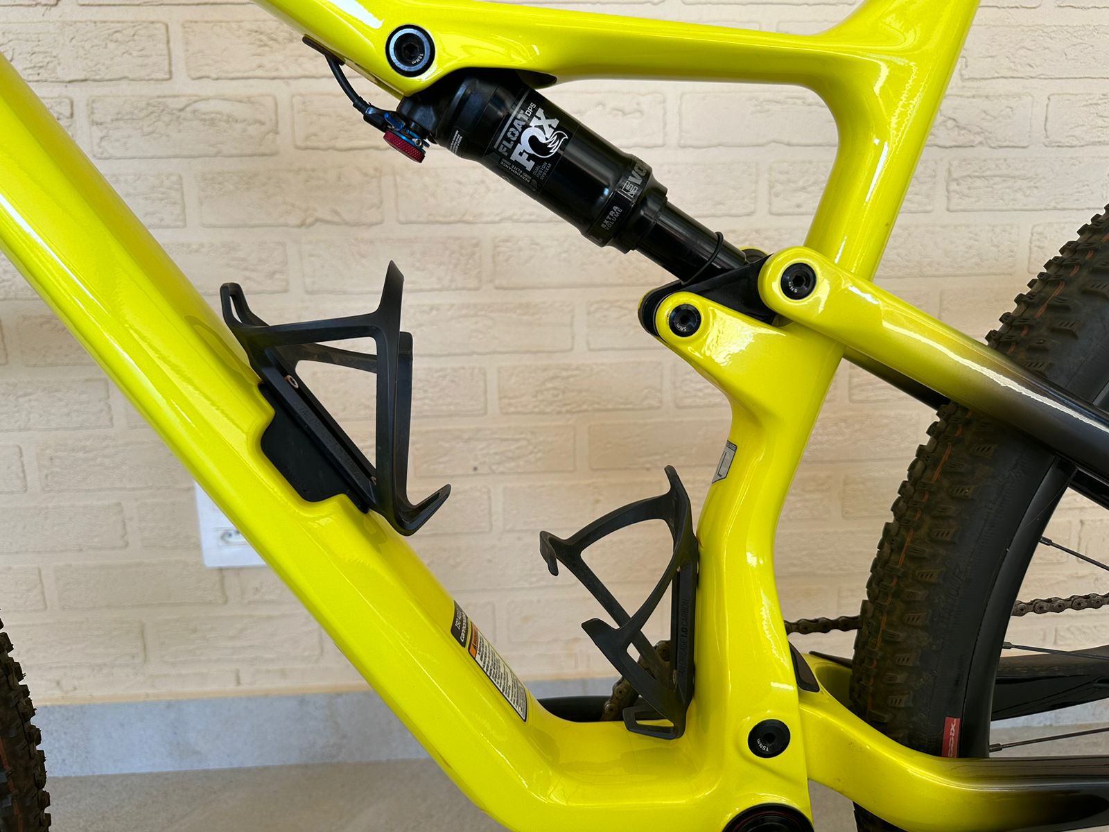 BICICLETA CANNONDALE SCALPEL CARBON 4 FULL TAM 19(L) AMARELO/PRETO